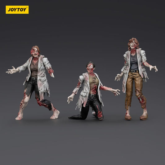 Zombie Dark Source Actionfiguren 3er-Pack Scientists (Female) 8 cm Image 2