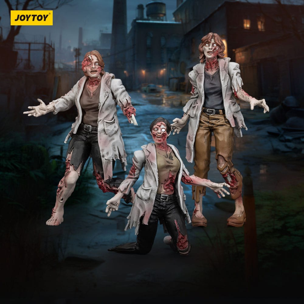Zombie Dark Source Actionfiguren 3er-Pack Scientists (Female) 8 cm Image 11