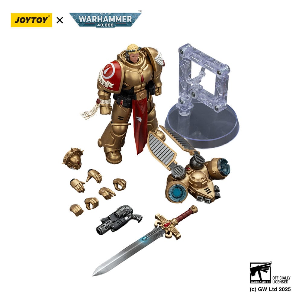 Warhammer 40,000: Combat Patrol Blood Angels Actionfigur Sanguinary Guard 1 with Inferno Pistol and Encarmine Blade 20 cm Image 12