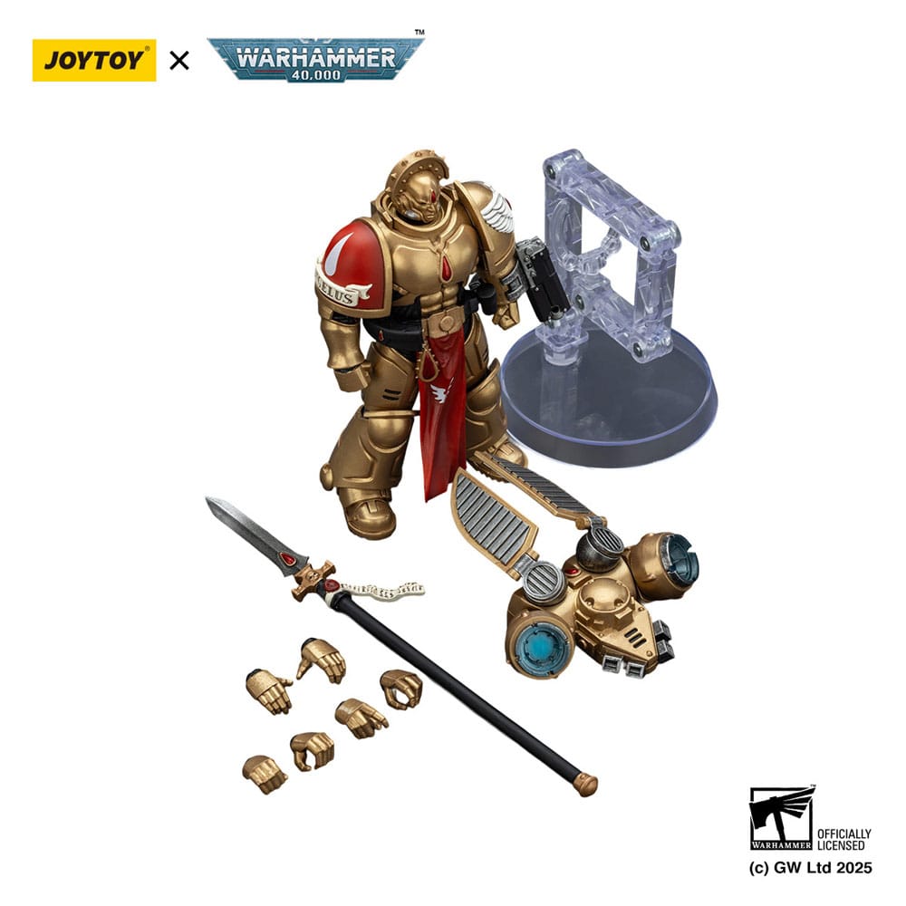 Warhammer 40,000: Combat Patrol Blood Angels Actionfigur Sanguinary Guard 2 with Angelus Boltgun and Encarmine Spear 20 cm Image 12