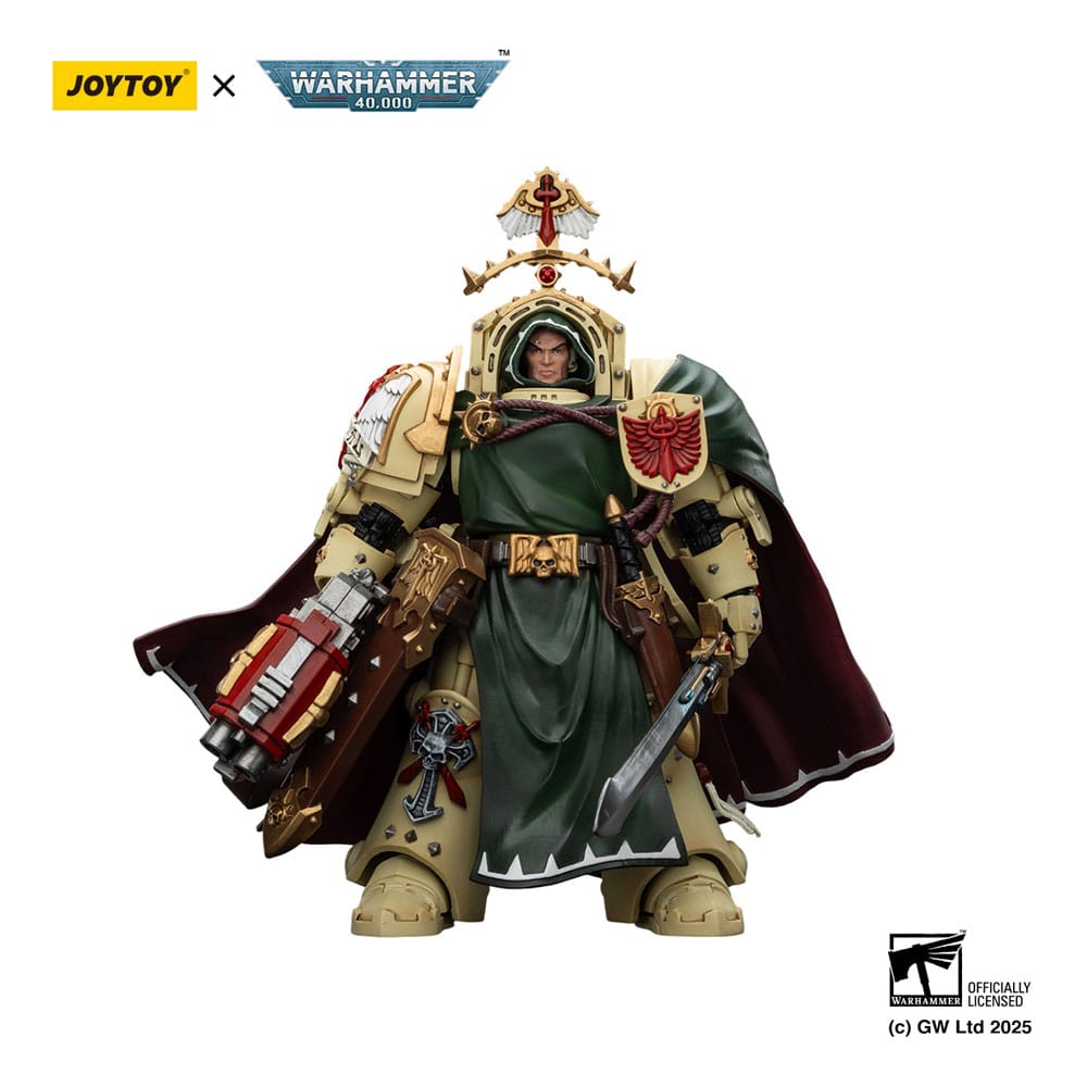 Warhammer 40,000: Dark Angels Actionfigur Belial Grand Master of The Deathwing With the Sword of Silence and Storm Bolter 14 cm Image 1