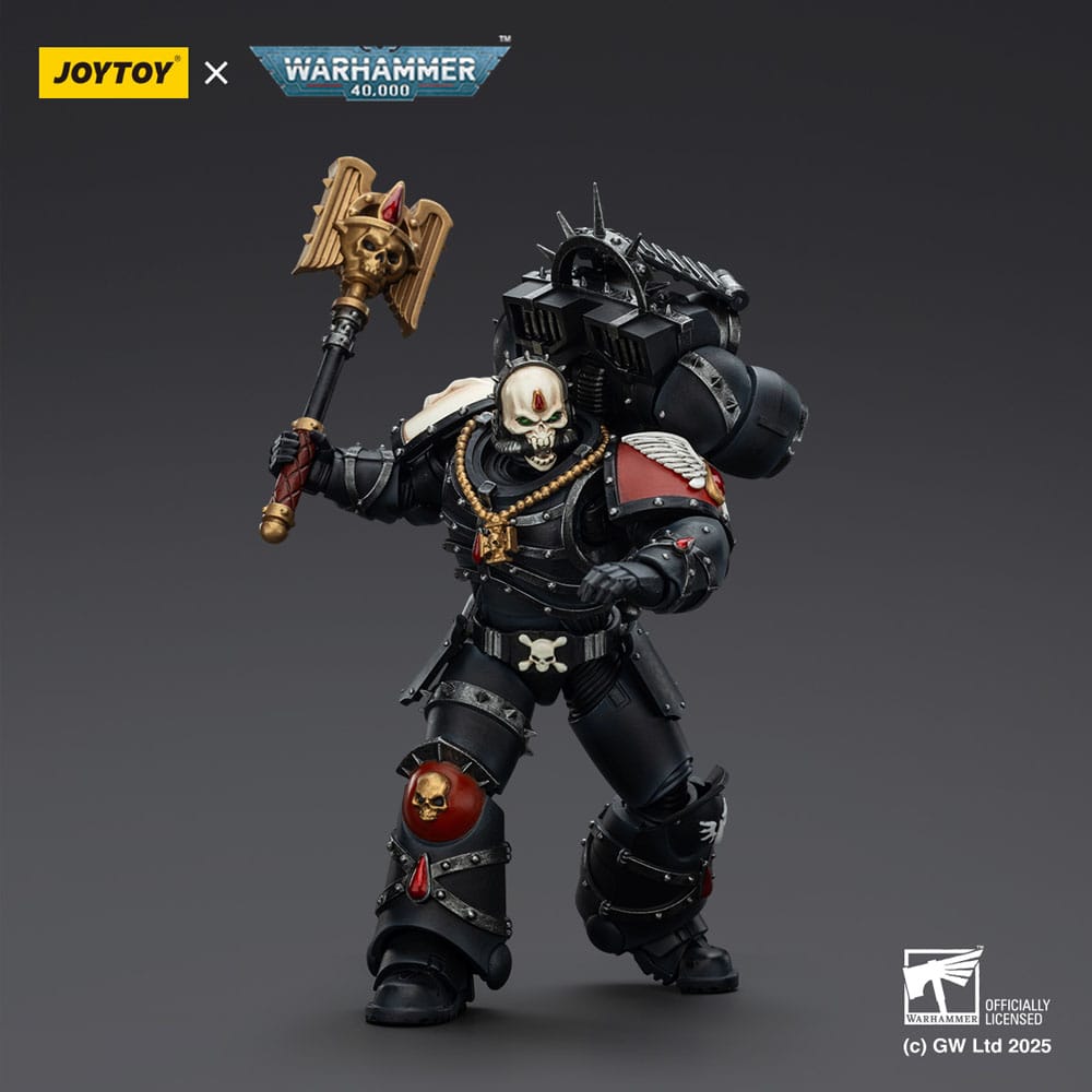 Warhammer 40,000: Combat Patrol Blood Angels Actionfigur Lemartes With Jump Pack Blood Crozius and Absolver Bolt Pistol 12 cm Image 4