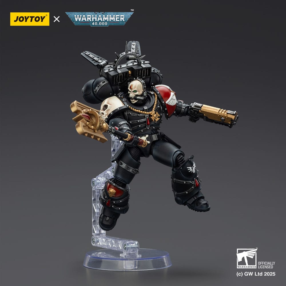 Warhammer 40,000: Combat Patrol Blood Angels Actionfigur Lemartes With Jump Pack Blood Crozius and Absolver Bolt Pistol 12 cm Image 5