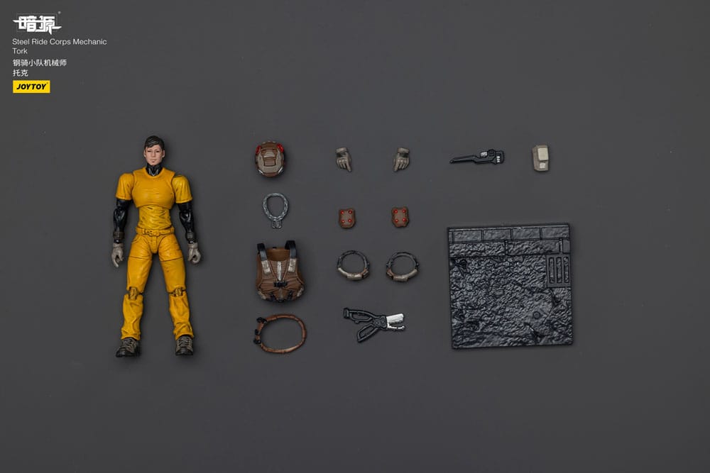 Steel Ride Corps Dark Source Actionfigur Mechanic Tork 7 cm Image 10