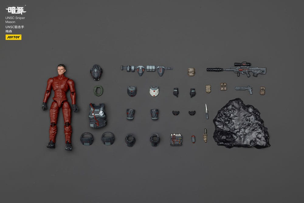 UNSC Dark Source Actionfigur Sniper Mason 7 cm Image 10