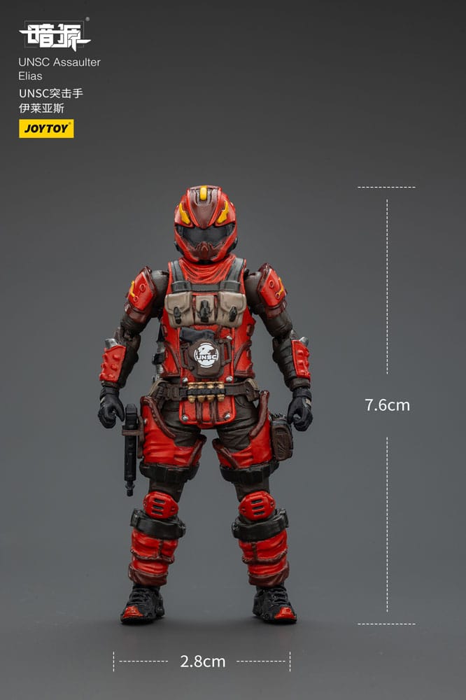 UNSC Dark Source Actionfigur Assaulter Elias 7 cm Image 2