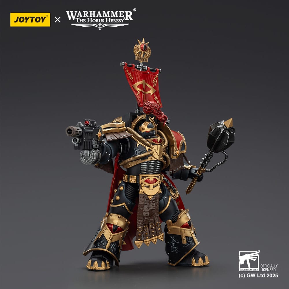 Warhammer 40,000: Sons of Horus Actionfigur Legion Cataphractii Praetorwith Combi-Melta and Power Maul 14 cm Image 4