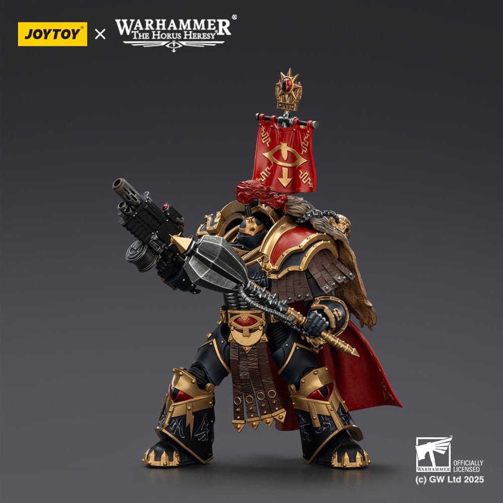 Warhammer 40,000: Sons of Horus Actionfigur Legion Cataphractii Praetorwith Combi-Melta and Power Maul 14 cm Image 5
