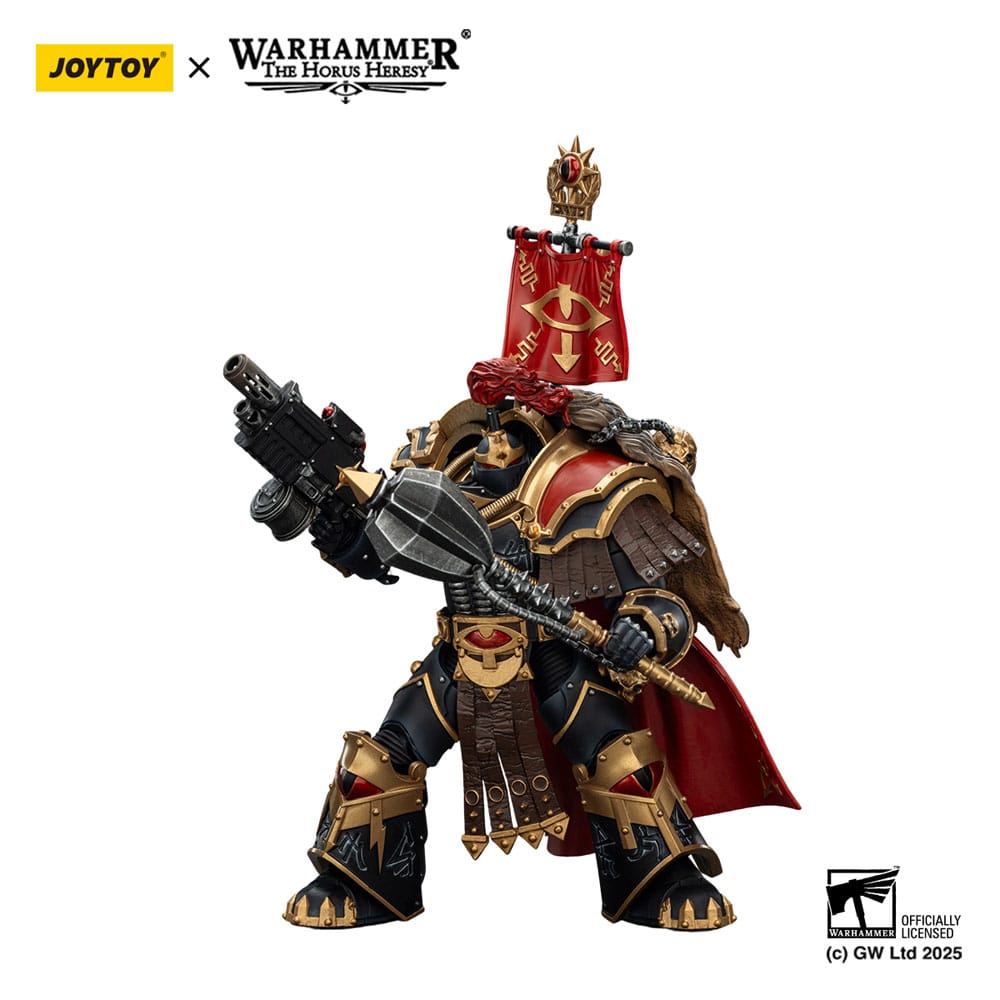 Warhammer 40,000: Sons of Horus Actionfigur Legion Cataphractii Praetorwith Combi-Melta and Power Maul 14 cm Image 9