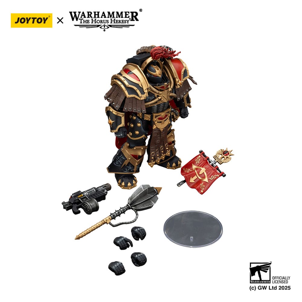 Warhammer 40,000: Sons of Horus Actionfigur Legion Cataphractii Praetorwith Combi-Melta and Power Maul 14 cm Image 10