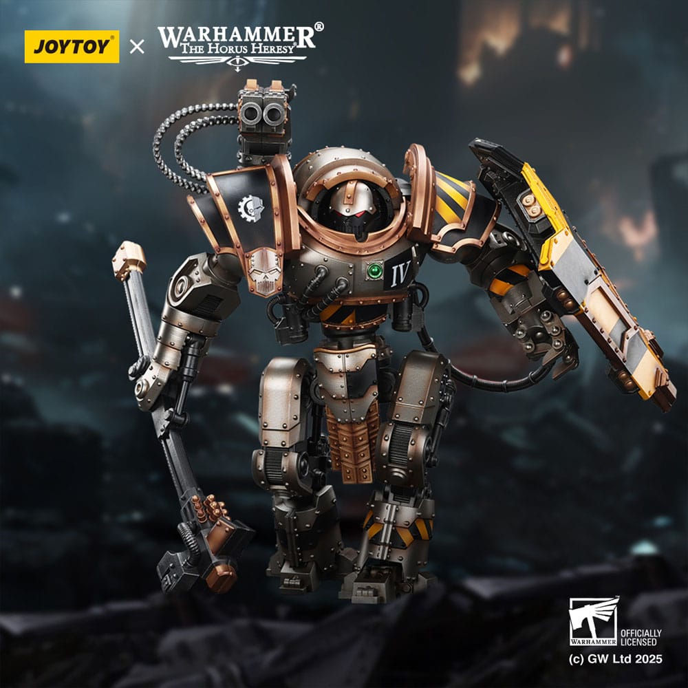 Warhammer The Horus Heresy Actionfigur Iron Warriors Iron Circle Domitar-Ferrum Class Battle-automata with Karceri Battle Shield 24 cm Image 11