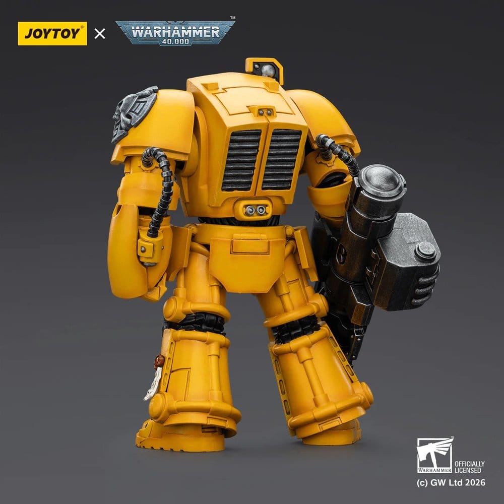 Warhammer 40,000 Actionfigur Imperial Fists Terminator 3 with Power Fist and Assault Cannon 14 cm Image 6