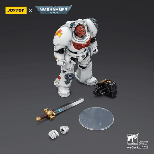 Warhammer 40,000 Actionfigur White Scars Terminator 1 with Power Sword and Storm Bolter 14 cm Image 2