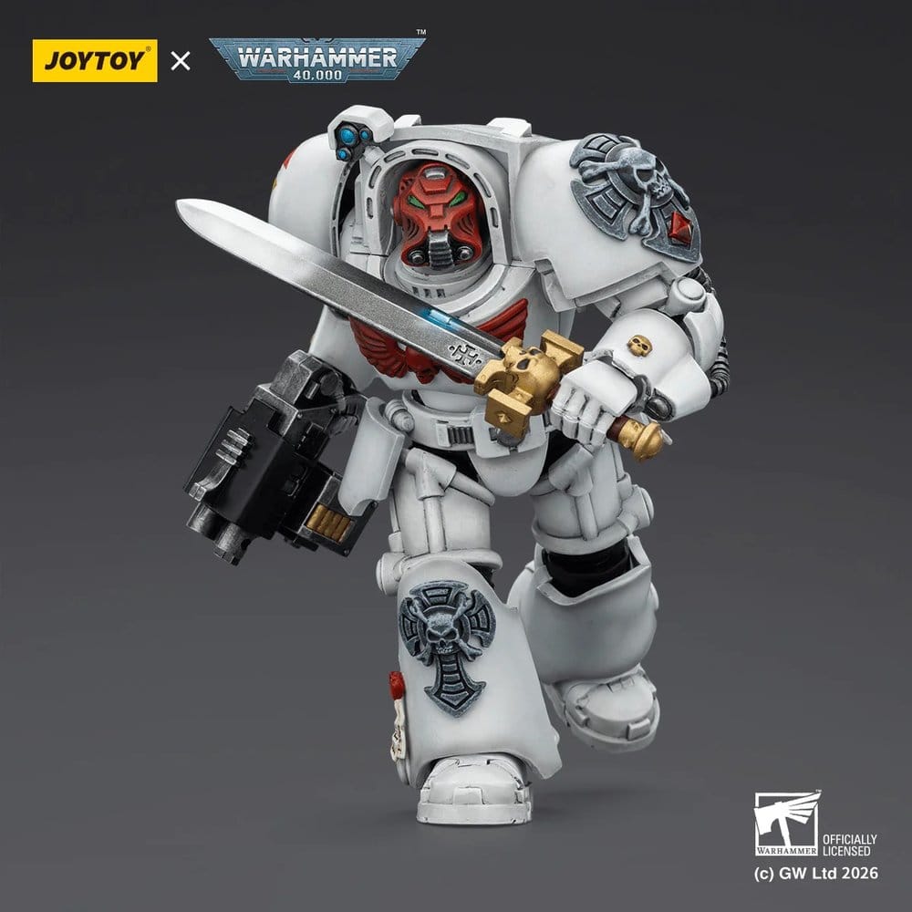 Warhammer 40,000 Actionfigur White Scars Terminator 1 with Power Sword and Storm Bolter 14 cm Image 6