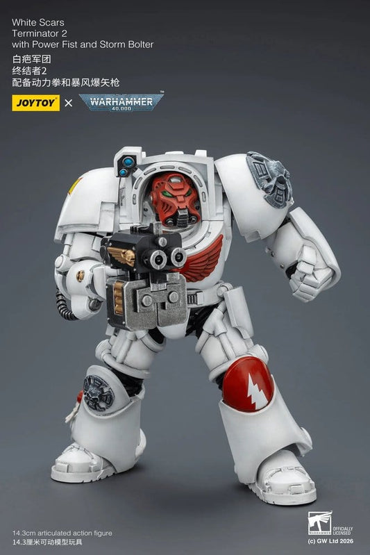 Warhammer 40,000 Actionfigur White Scars Terminator 2 with Power Fist and Storm Bolter 14 cm Image 2