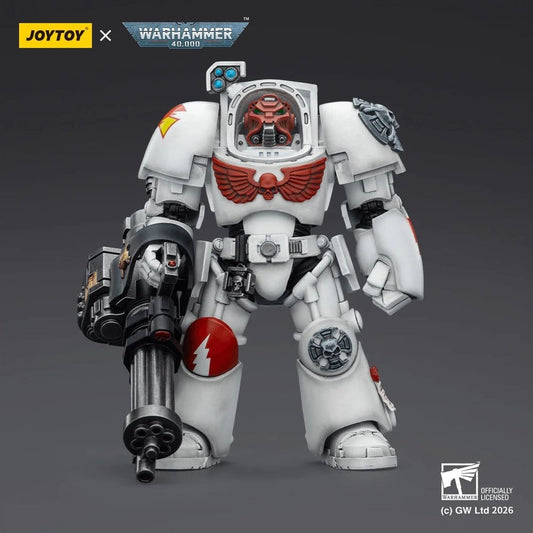 Warhammer 40,000 Actionfigur White Scars Terminator 3 with Power Fist and Assault Cannon 14 cm Image 2