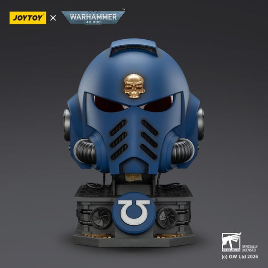 Warhammer 40,000 Captain MkX Helmet & Display Stand Ultramarines 44 cm Image 2