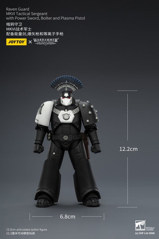 Warhammer 40,000 Actionfigur Raven Guard MkVI Tactical Sergeant 12 cm Image 11