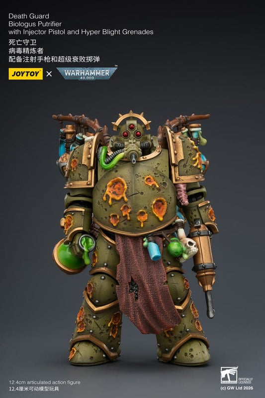 Warhammer 40,000 Actionfigur Death Guard Biologus Putrifier 12 cm Image 2