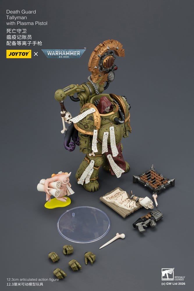 Warhammer 40,000 Actionfigur Death Guard Tallyman 12 cm Image 8