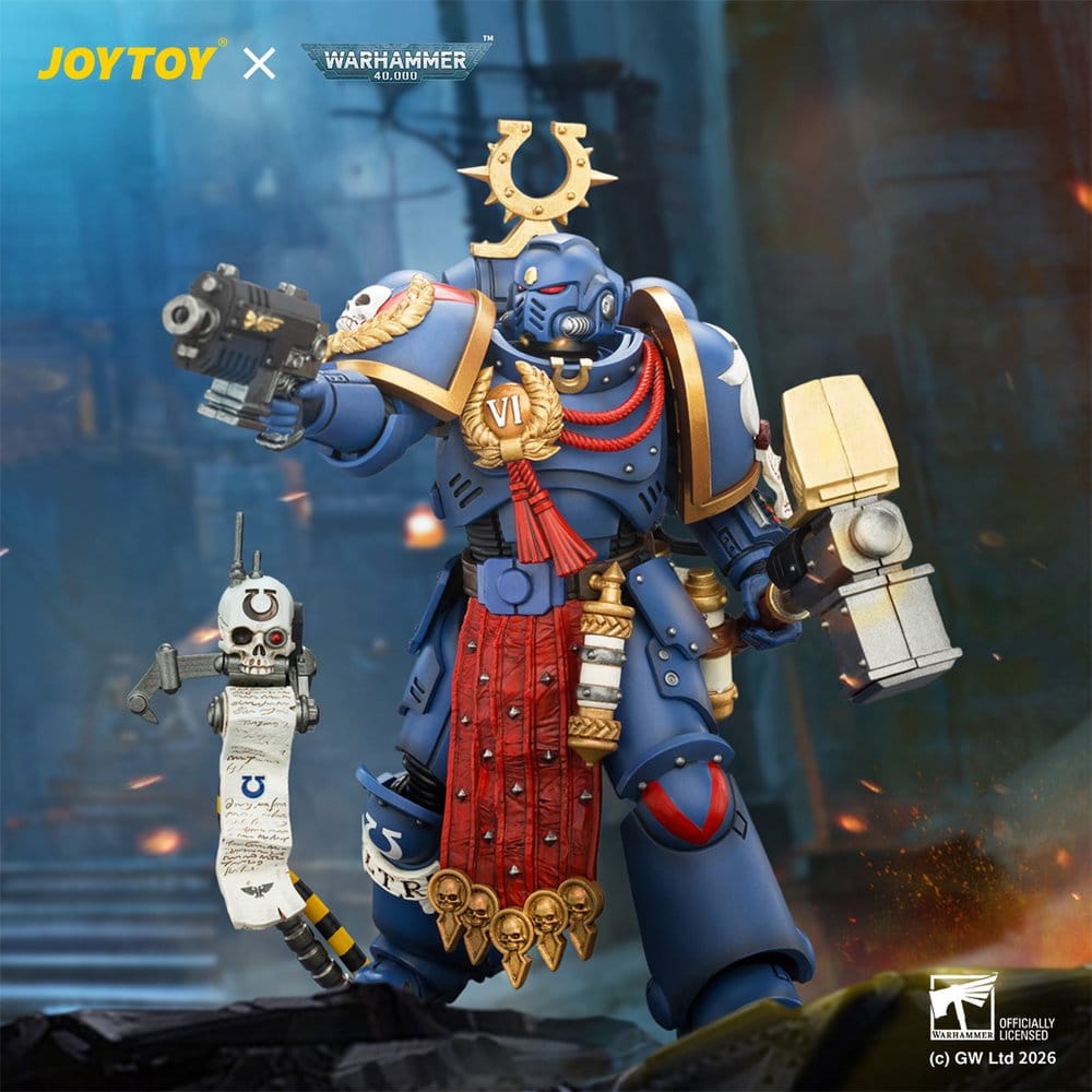 Warhammer Actionfigur Ultramarines Ferren Areios 12 cm Image 8