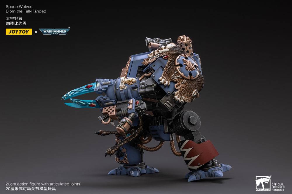 Warhammer 40k Actionfigur 1/18 Space Wolves Bjorn the Fell-Handed 19 cm Image 3