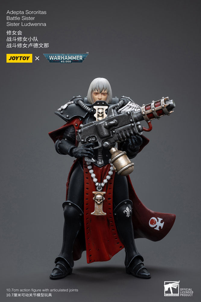Warhammer 40k Actionfigur 1/18 Adepta Sororitas Battle Sister Sister Ludwenna 10 cm Image 5