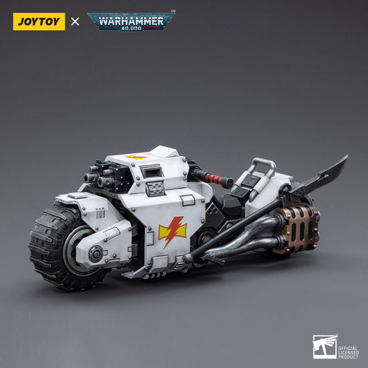 Warhammer 40k Fahrzeug 1/18 White Scars Raider-pattern Combat Bike 22 cm Image 2