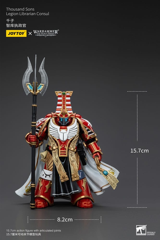 Warhammer The Horus Heresy Actionfigur 1/18 Thousand Sons Legion Librarian Consut 16 cm Image 10