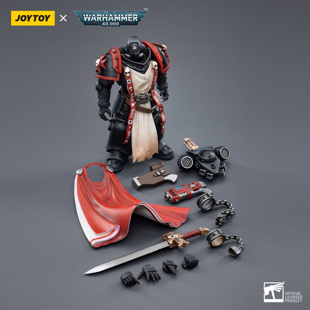 Warhammer 40k Actionfigur 1/18 Black Templars Primaris Sword Brethren Eberwulf 12 cm Image 17