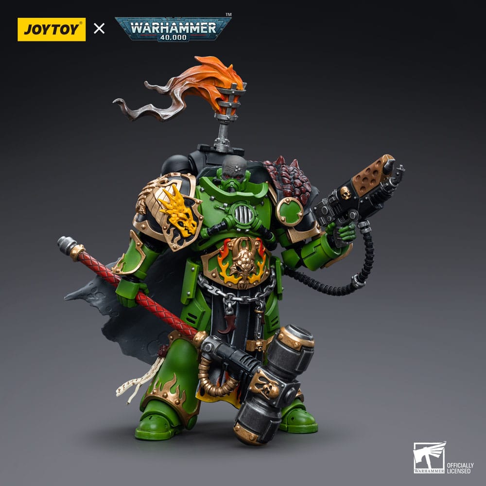 Warhammer 40k Actionfigur 1/18 Salamanders Captain Adrax Agatone 12 cm Image 4