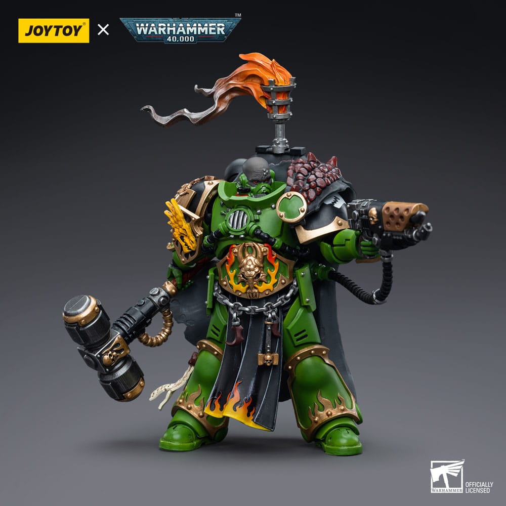 Warhammer 40k Actionfigur 1/18 Salamanders Captain Adrax Agatone 12 cm Image 5