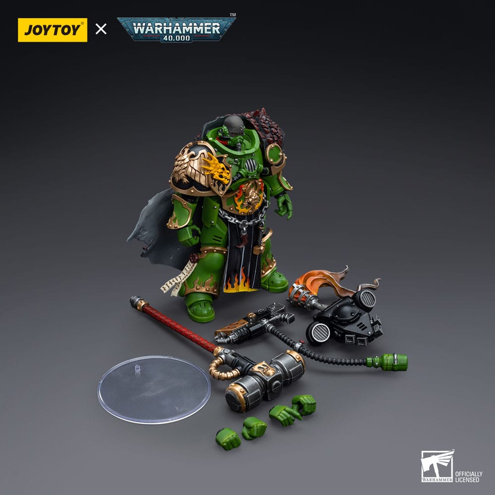Warhammer 40k Actionfigur 1/18 Salamanders Captain Adrax Agatone 12 cm Image 6
