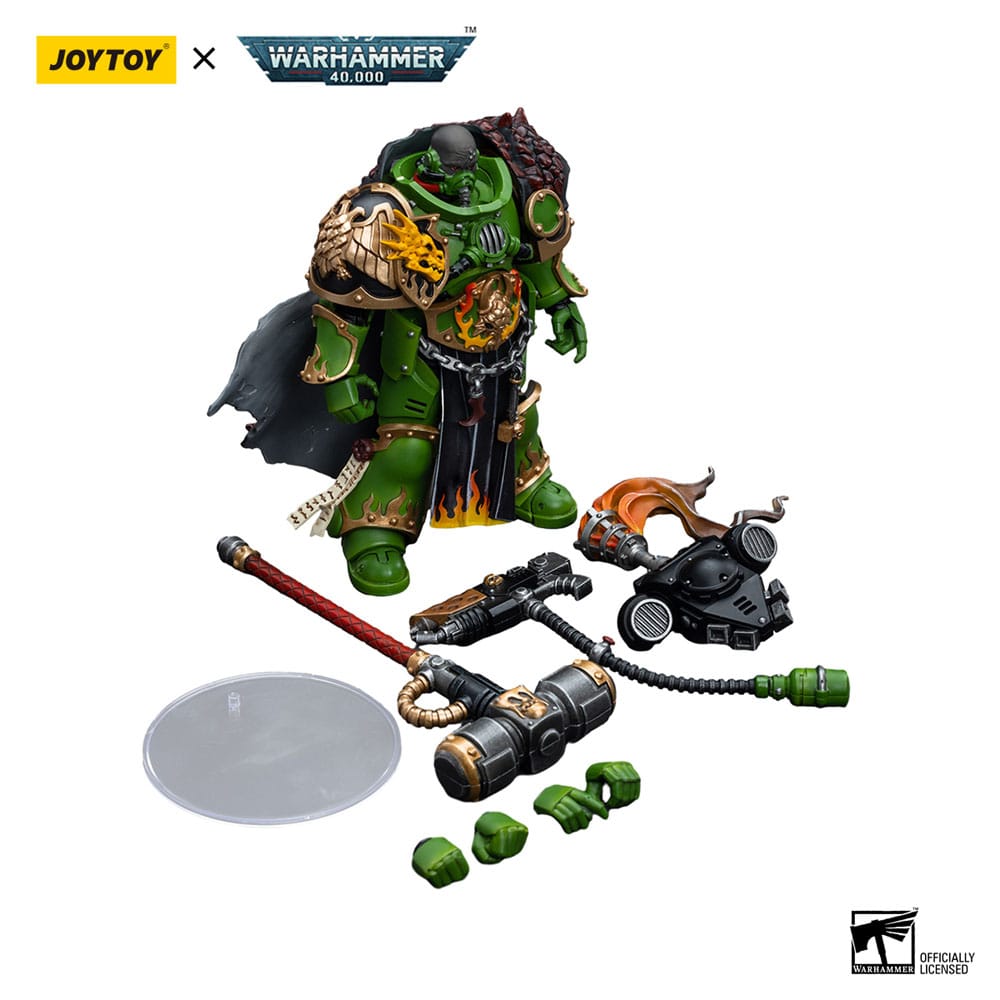 Warhammer 40k Actionfigur 1/18 Salamanders Captain Adrax Agatone 12 cm Image 10