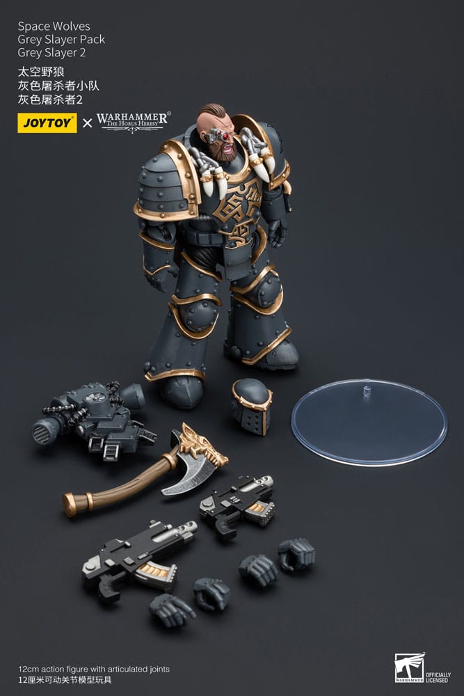 Warhammer The Horus Heresy Actionfigur 1/18 Space Wolves Grey Slayer Pack Grey Slayer 2 12 cm Image 8