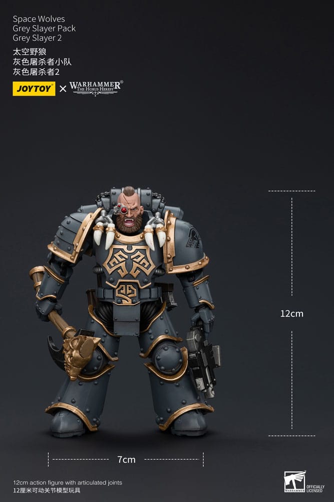Warhammer The Horus Heresy Actionfigur 1/18 Space Wolves Grey Slayer Pack Grey Slayer 2 12 cm Image 9