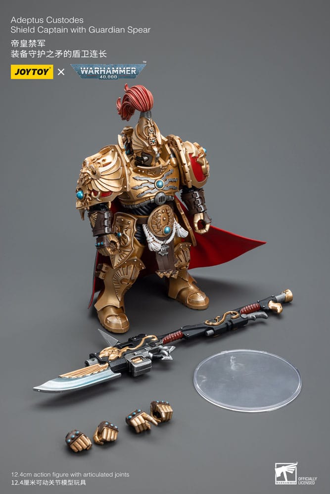 Warhammer 40k Actionfigur 1/18 Adeptus Custodes Shield Captain with Guardian Spear 12 cm Image 8