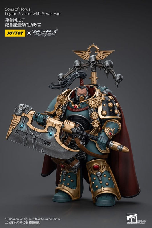 Warhammer The Horus Heresy Actionfigur 1/18 Sons of Horus Legion Praetor with Power Axe 12 cm Image 2