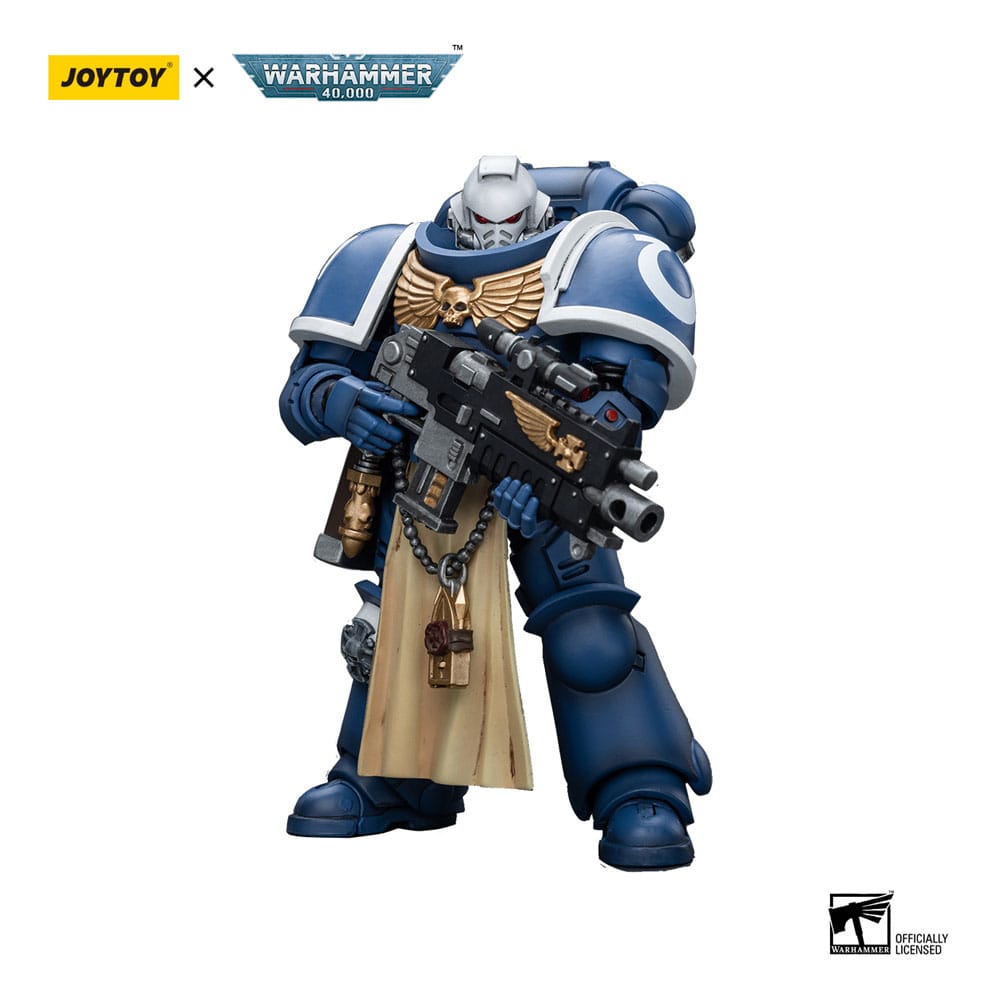 Warhammer 40k Actionfigur 1/18 Ultramarines Sternguard Veteran with Bolt Rifle 12 cm Image 3