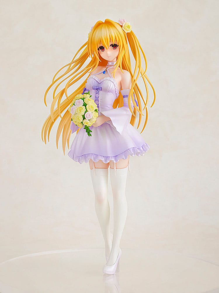 To Love-Ru Darkness PVC Statue 1/7 Golden Darkness Wedding Dress Ver. 23 cm Image 10