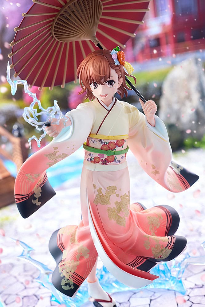 A Certain Scientific Railgun T Statue 1/7 Mikoto Misaka Furisode Kimono Ver. 28 cm Image 5