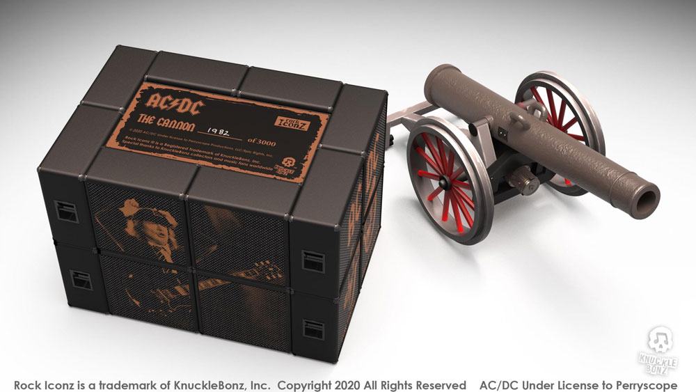 AC/DC Rock Ikonz On Tour Statuen Cannon "For Those About to Rock" Image 7