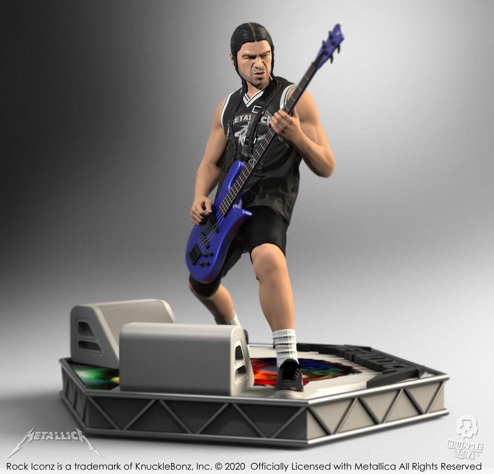 Metallica Rock Iconz Statue Robert Trujillo Limited Edition 22 cm Image 9