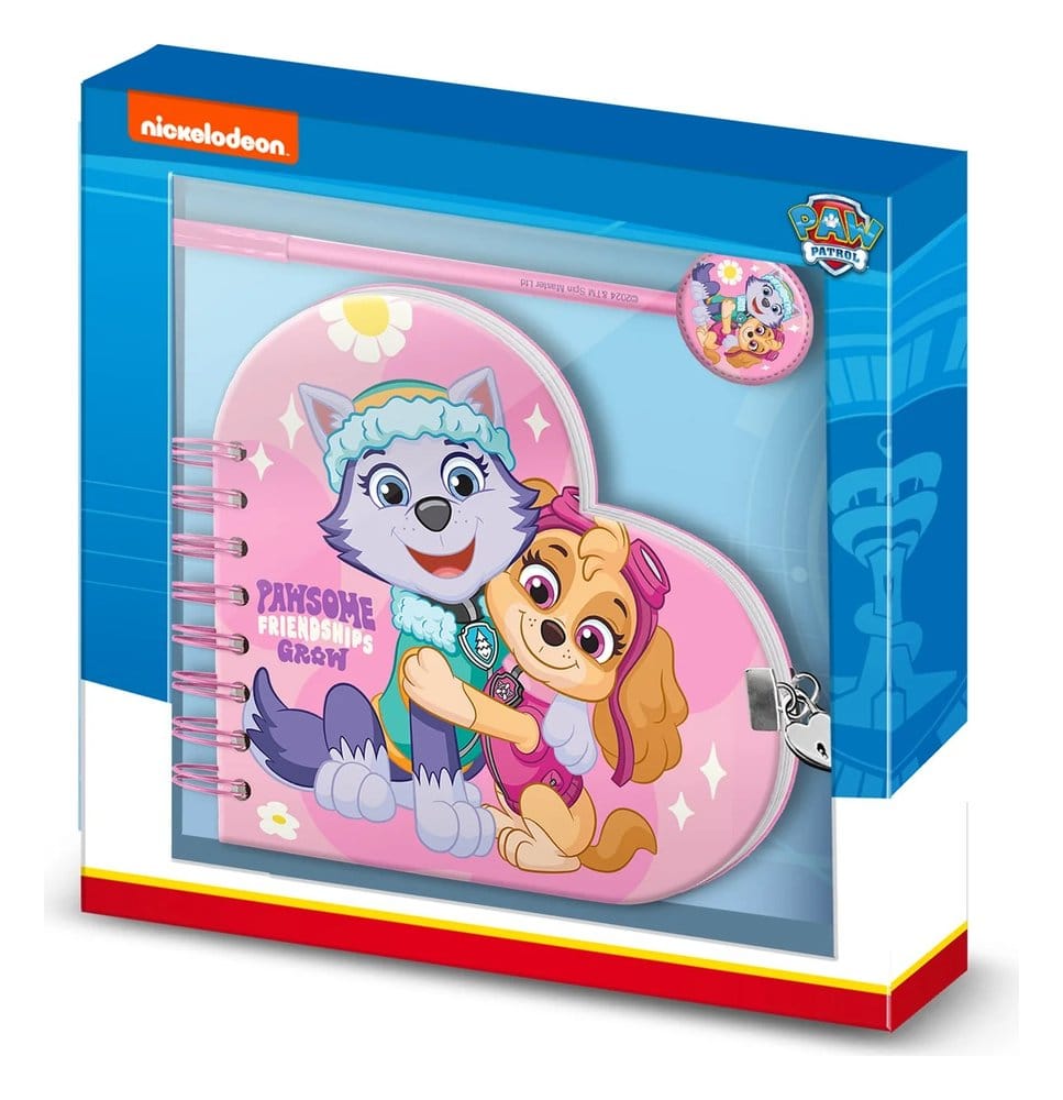 PAW Patrol Notizbuch mit Kugelschreiber Geschenk-Set Pawsome Friendships Grow Image