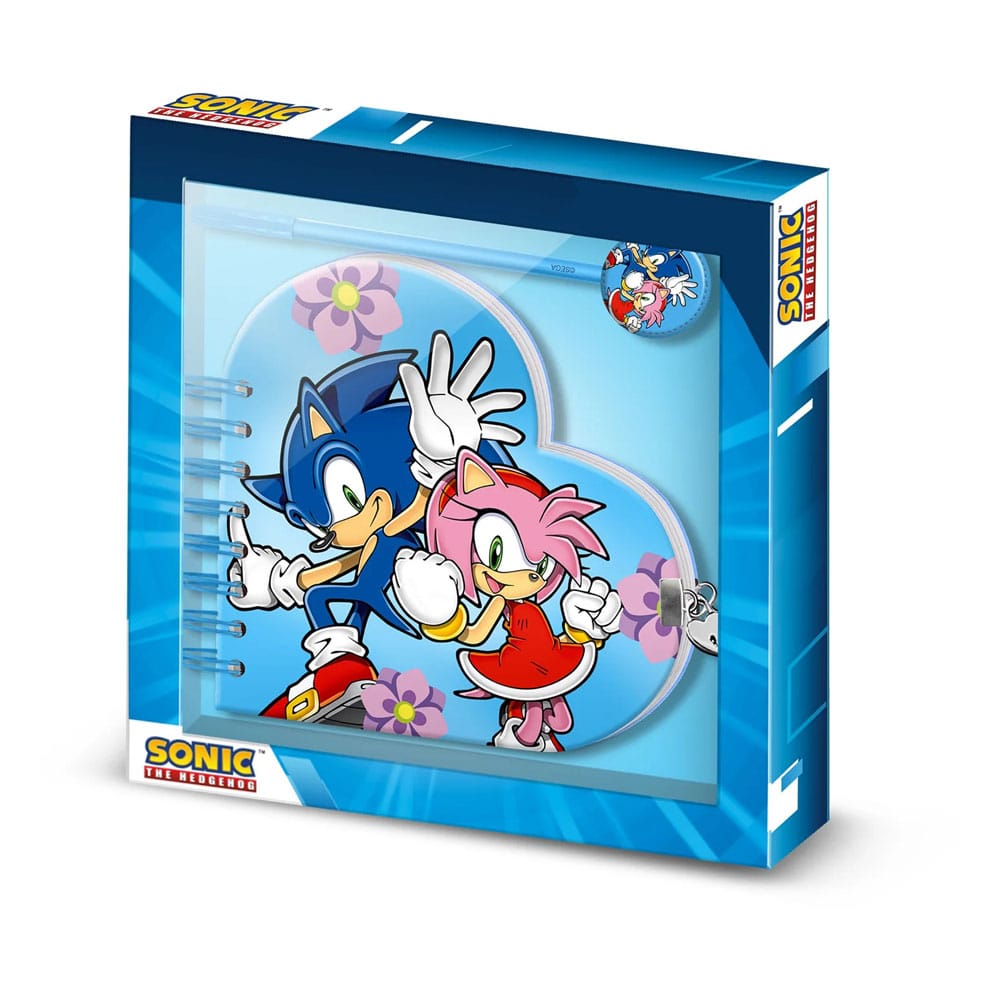 Sonic & Amy Tagebuch Geschenkbox Image