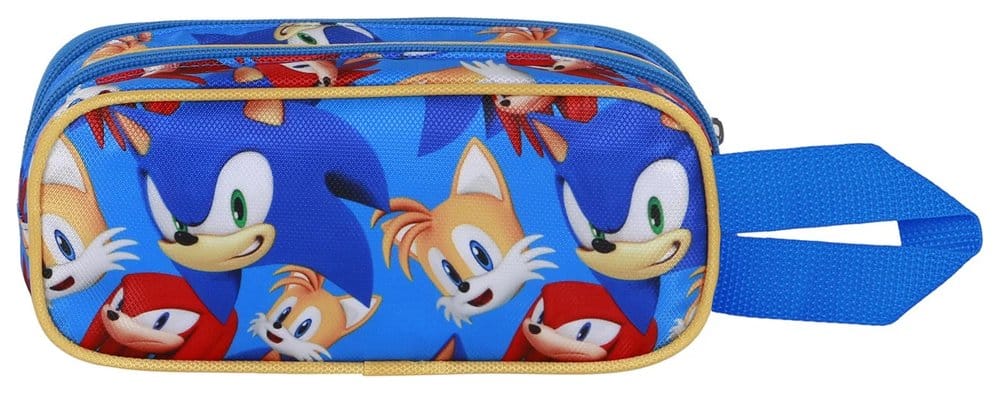 Sonic - The Hedgehog 3D Double Federmäppchen SEGA Go Blue Image 3