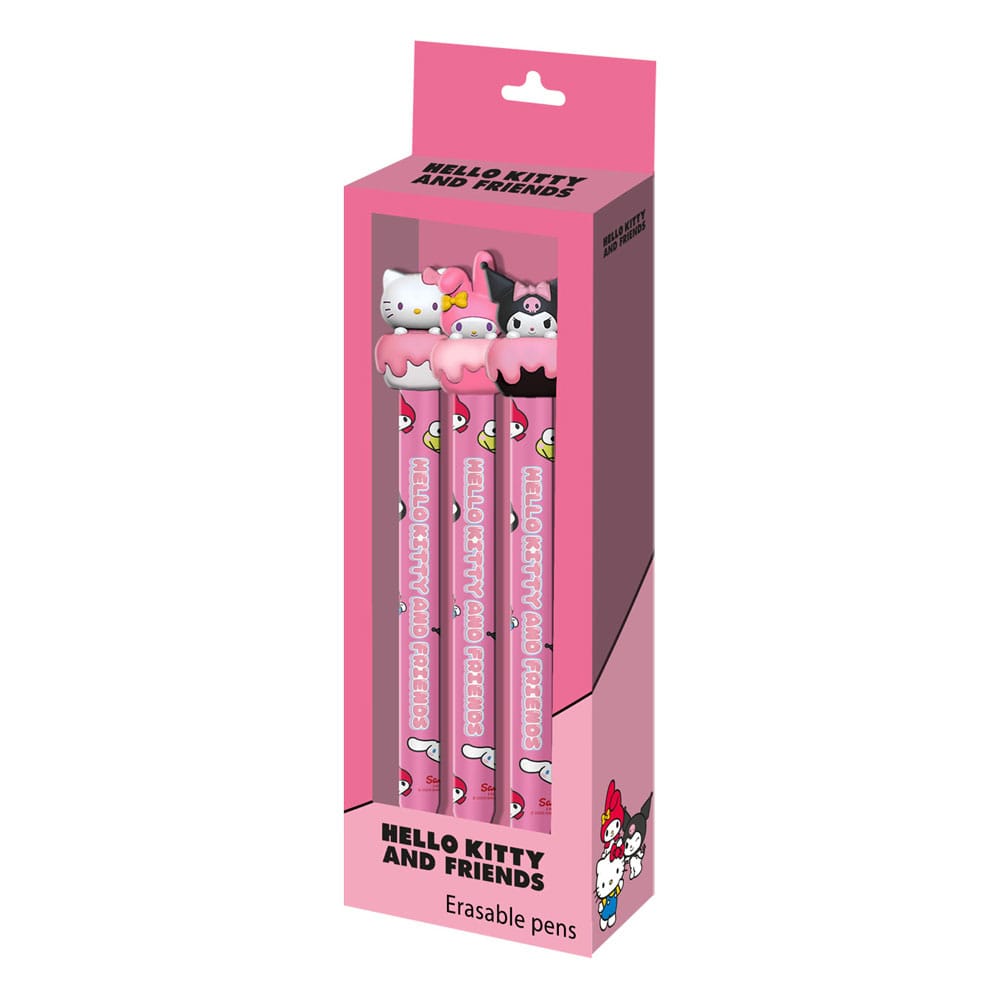 Sanrio löschbare Gelstifte 3-er Pack Image