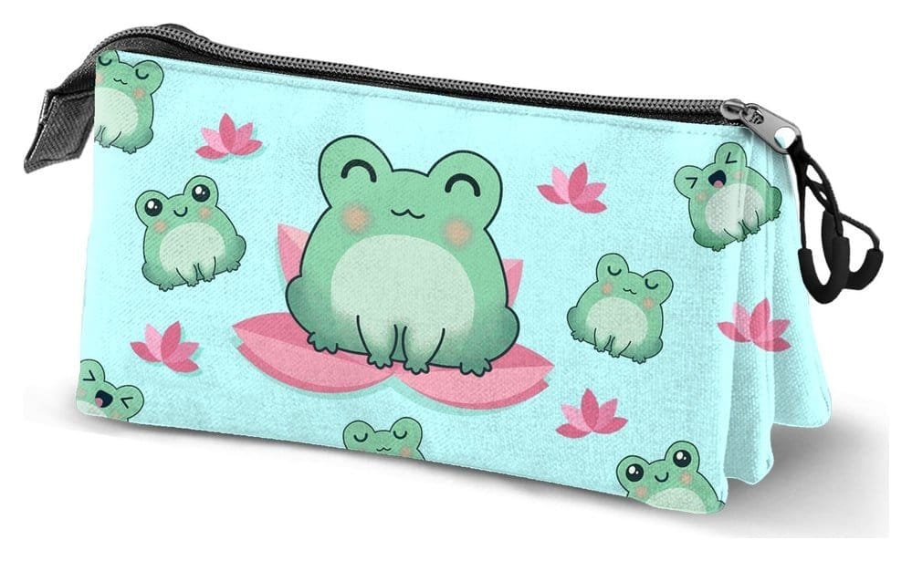 Oh My Pop! Triple Federmäppchen Froggy Turquoise Image