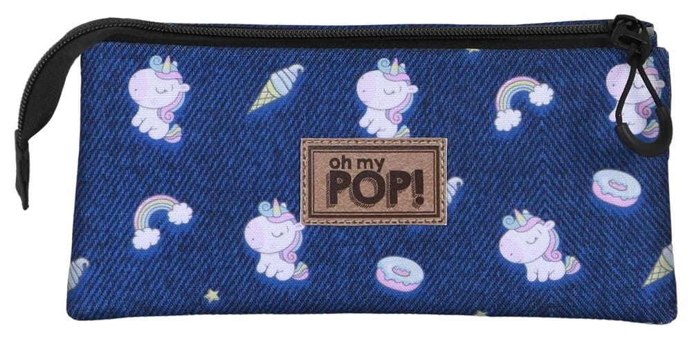Oh My Pop! Triple Federmäppchen Sweety Dark Blue Image 3