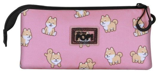 Oh My Pop! Triple Federmäppchen Shiba Pink Image 2